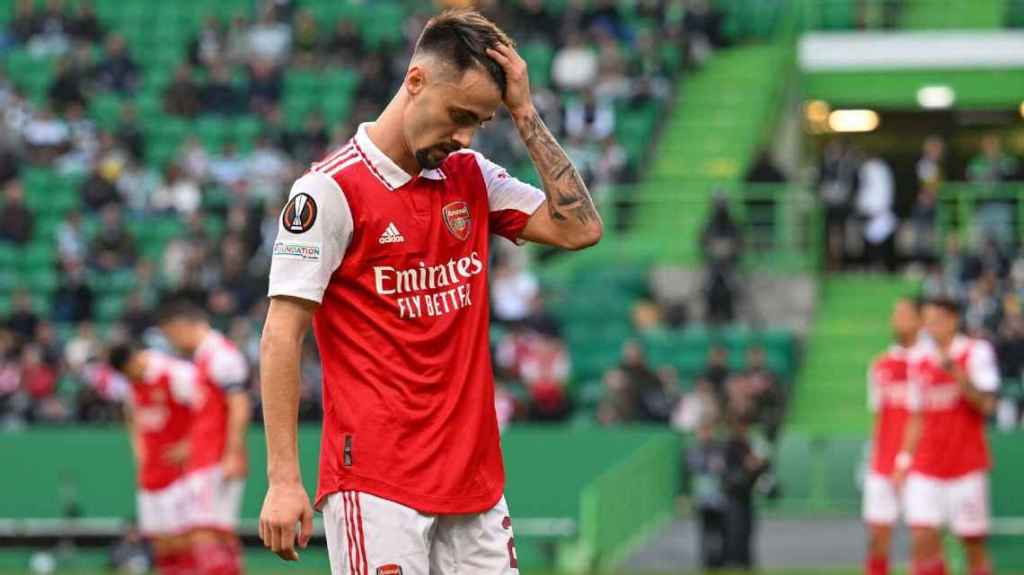 Gunners lucky to walk away from Lisbon with 2-2&nbsp;draw